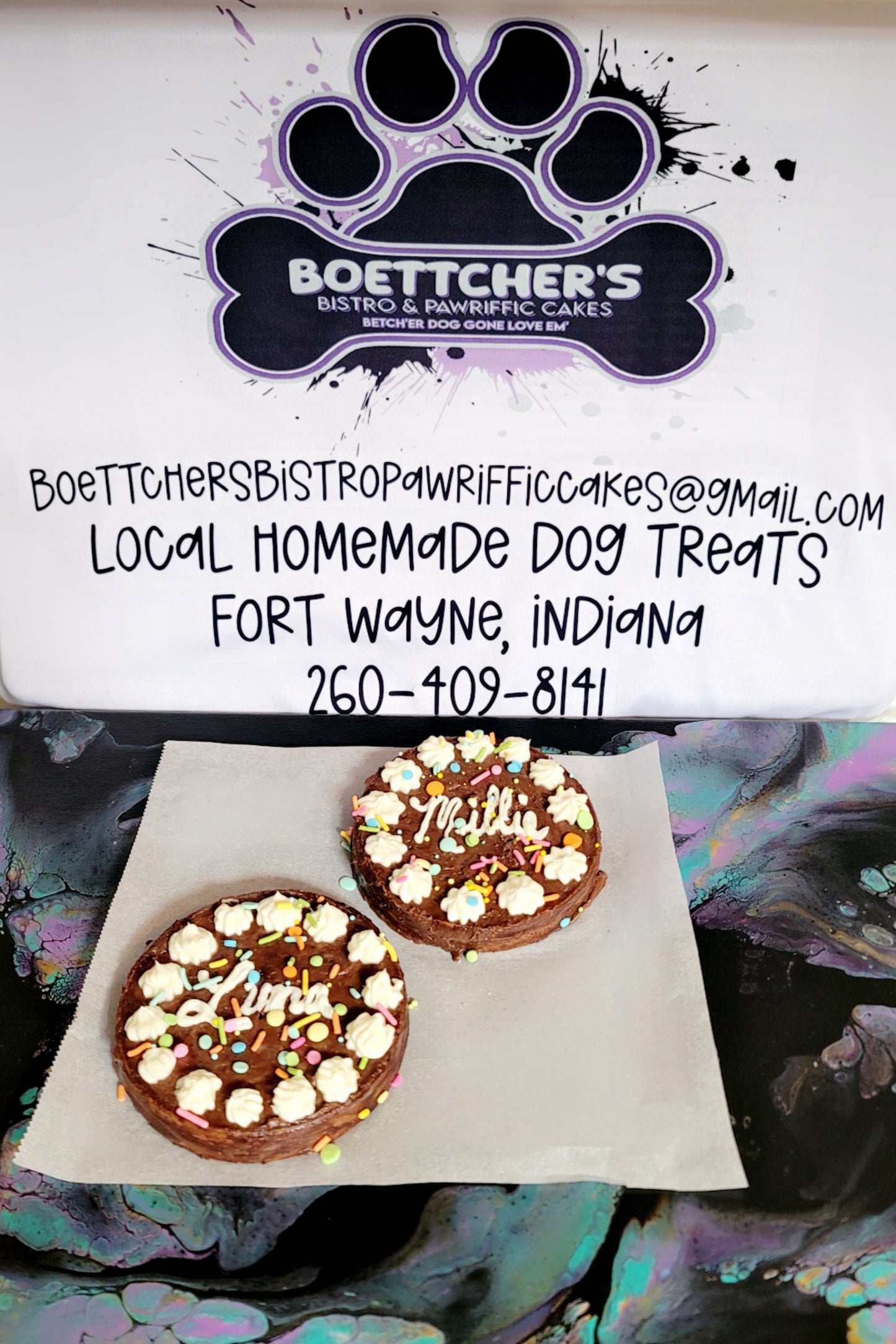 Doggie Birthday Cake