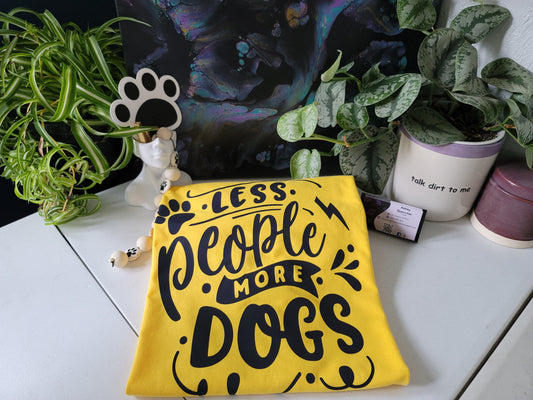 "Less People More Dogs" Boettcher's Bistro Apparel